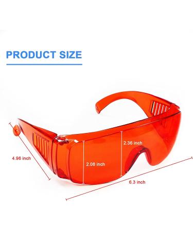 EZGO Dental Lab Safety Glasses - Anti-Fog Protective Eyewear for Teeth Whitening - Curing Light Eye Shield - Buy Online on GoSupps.com