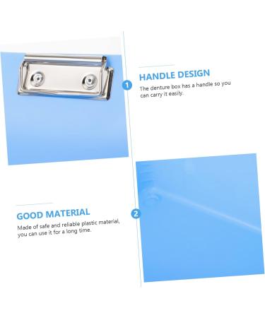 Ultechnovo 2 STK Prosthesis Storage Box - Dental Orthodontic Retainer Container for Travel & Chemicals - Buy Online on GoSupps.com