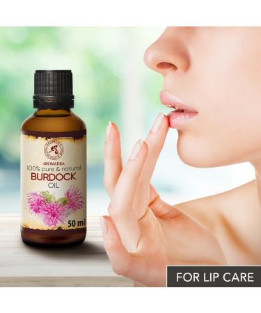 Valler Root Oil 50ml - Pure Arctium Lappa Burdock Oil for Hair & Skin Care | Best Natural Spa Oil in Glass Bottle - Buy Online on GoSupps.com