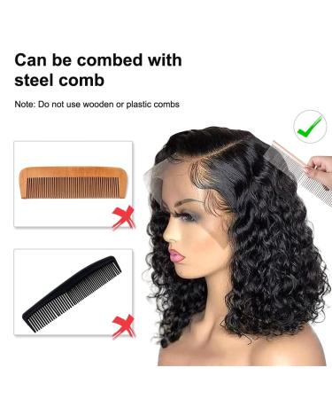 MiOYOOW Short Curly Black Afro Kinky Wavy Wig 14 Inch - Synthetic Hair Replacement for Black Women - Perfect for Daily Wear and Parties - Buy Online on GoSupps.com