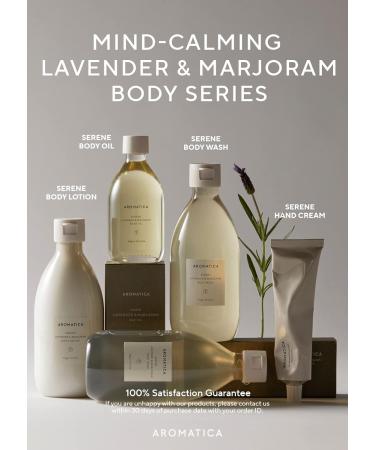 AROMATICA Serene Body Lotion - Lavender & Marjoram | Vegan Soothing Moisturizer for Normal to Dry Skin | Shea Butter 10.14oz / 300ml - Buy Online on GoSupps.com