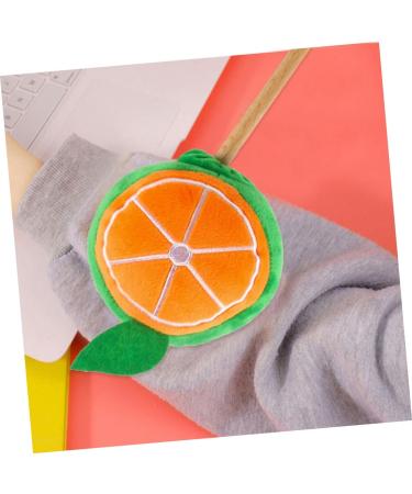 Warmhm Plush Hammer Massage Device - Manual Percussion Back & Neck Massager Tool - 25x12cm Orange | International Shipping - Buy Online on GoSupps.com