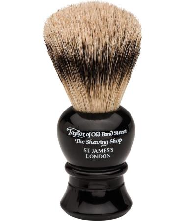 Buy Taylor of Old Bond Street Black Medium Shaving Brush - Premium Quality | International Shipping - Buy Online on GoSupps.com