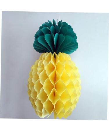 ABOOFAN Hive 12 Pcs Fruit Decor Hawaiian Decor Honeycomb Decor Party Decor Honeycomb Pineapple Alien Pineapple Decor - Buy Online on GoSupps.com