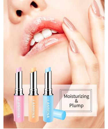 Chameleon Lip Balm Rose Hyaluronic Acid Moisturizing Nourishing Lip Plumper Lip Lines Natural Extract Makeup Lipstick (Hyaluronic Acid) - Buy Online on GoSupps.com