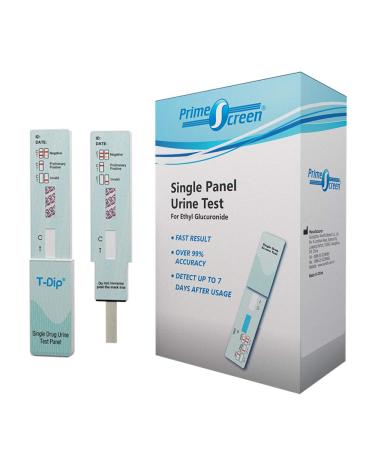 Prime Screen EtG Alcohol Urine Test - at Home Rapid Testing Dip Card Kit - 80 Hour Low Cut-Off 300 ng/mL - WETG-114 (5)