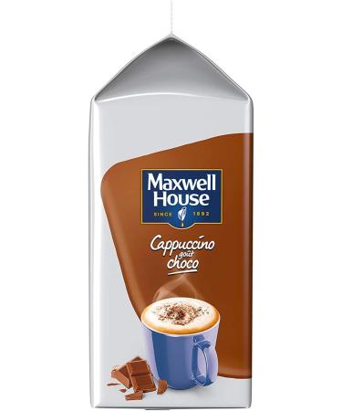 Tassimo Maxwell House Cappuccino Choco caf pile de caf chocolat (paquet de 10 80 boissons) Chocolat 8 unit (Lot de 10) - Buy Online on GoSupps.com