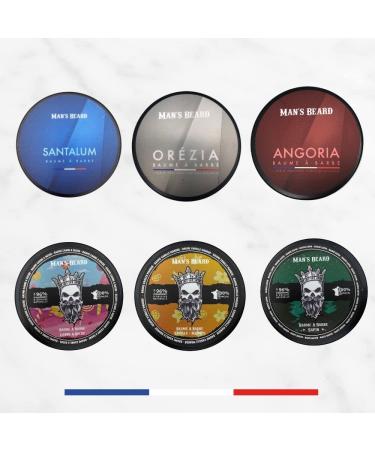 MANS BEARD Pina Colada Beard Balm - 100% French Natural Ingredients - 90ml | Best for Grooming & Care - Buy Online on GoSupps.com