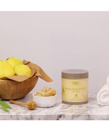 SBC Skincare Manuka Honey & Quince Body Butter - 400ml | Body Cream With Shea Butter And Vitamin E | Body Butter For Dry Skin | Restoring Body Lotion - Buy Online on GoSupps.com