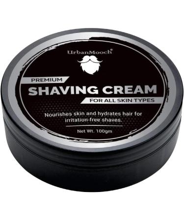 Urb anMooch Shaving Cream For Men With Shea Butter Aloe Vera And Coconut For Soft & Smooth Shave - 100 Gm | Made In India - Buy Online on GoSupps.com