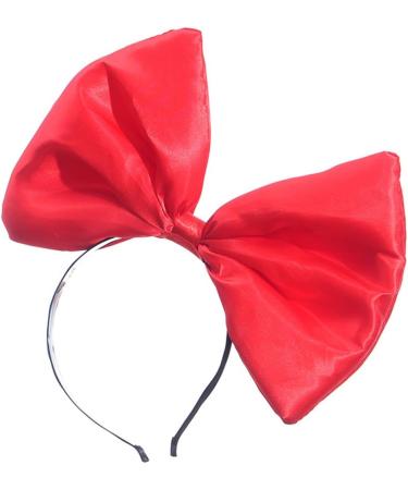 Frcolor Super Large Red Bowknot Headband Women and Girls' Hair Hoop Bow Headdress Hair Accessories for Party and Cosplay Decoration (Red) - Buy Online on GoSupps.com