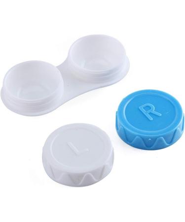 5-Piece Cute Mini Lentil and Contact Lens Storage Container Set | Stylish Purple Makeup Bags for Easy Wear - Perfect for Beauty & Pupil Storage - Buy Online on GoSupps.com