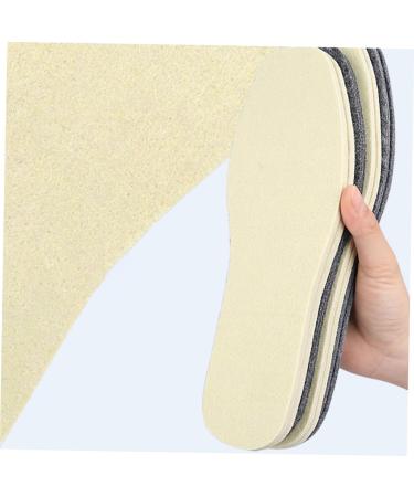 NOLITOY Wool Insoles for Men & Women - 6 Pairs Winter Warm Shoe Inserts - Comfortable Wool Felt Boot Insoles - Perfect for Sports Shoes - 25x8.5cm - Buy Online on GoSupps.com