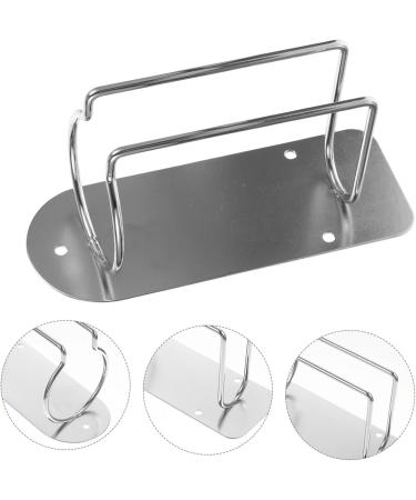 Housoutil Clipper Stand Clipper Wall Stand Hairstylist Tools Rack Holder Wall Storage Holder Beard Rack Trimmer Wall-Mounted Clippers Stainless Steel - Buy Online on GoSupps.com