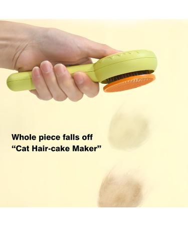 Self-Cleaning Plucking Brush for Cats & Dogs | Remove Loose Undercoats & Mats | Green Donuts Design - Perfect for Short & Long-Haired Pets - Buy Online on GoSupps.com
