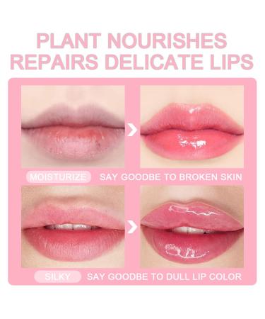 evpct 3Pcs Mini Clear Color Changing PH Tinted Lip Gloss Set for Women & Girls - Pink Mood Lip Oil Gloss Balm Pack - Hydrating Moisturizer Lipstick - 0.42 Fl Oz (Pack of 3) - Buy Online on GoSupps.com