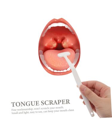 FRCOLOR 2pcs Metal Tongue Scraper & Breath Cleaner - Portable Oral Hygiene Tool for Adults - Buy Online on GoSupps.com