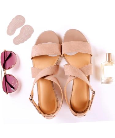 FOMIYES 4 Pairs Forefoot Pad Insoles - Orthotic Shoe Inserts for Heels Anti-Slip Breathable Leather Half Inner Sole Comfort for Women - Buy Online on GoSupps.com