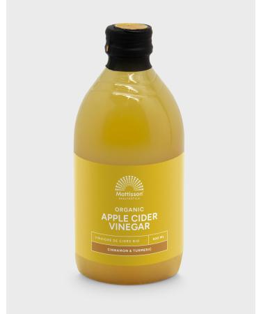 Mattisson Organic Apple Cider Vinegar Cinnamon & Turmeric 500 ml