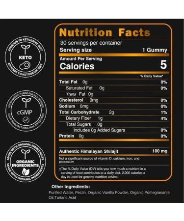 AG Nature Shilajit Pure Himalayan Original 30 Gummies - Natural Food Supplement Enriched with Manuka Honey MGO +263 - Buy Online on GoSupps.com