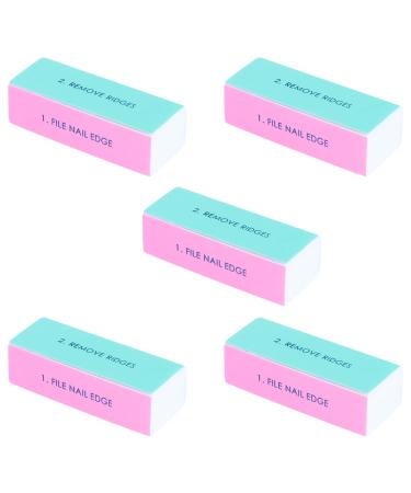 Healvian 15 Pieces Manicure Tools Nail Block Grinder Nail Polishing Block Fingernail Files for Women Nail Buffer Block Nail Art Tools Nail Files Sponge Four Sided Nail Files