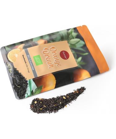  Quertee Quertee Organic Black Tea Orange Dream - Sweet orange flavor for moments of pure pleasure and for the senses - 200g of loose organic black tea (200g) - Buy Online on GoSupps.com