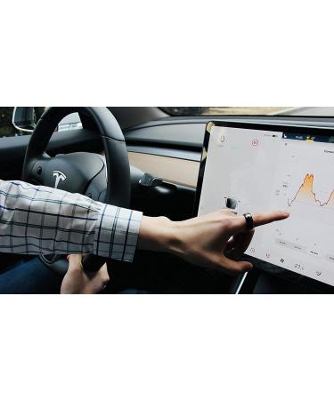 COLMO Tesla Smart Ring | Ceramic RFID Key Card Model Y Fob Replacement| Tesla Model 3 Accessories | Fast Delivery (US6 Black-7mm) - Buy Online on GoSupps.com