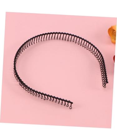 FRCOLOR Hair Band for Men Mens Headbands Princess Dresses for Girls Hair Jewels for Women Hair Accessories for Black Scrunchies Hair Bands Metal Teeth Comb Hair Piece Man Running - Buy Online on GoSupps.com