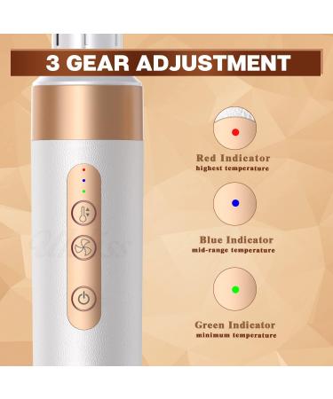 ZCVTBYE 7-in-1 Air Styling System - High-Speed 110 000 RPM Blow Dryer Hot Air Brush Curling Wand & Volumizer (White) - Perfect for Salon Quality Hair at Home - Buy Online on GoSupps.com