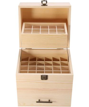 Buy Wosume Wooden Essential Oils Storage Container - 59 Compartment Organizer for Aromatherapy | Durable & Ideal for 5ml 10ml 15ml 30ml Bottles - Buy Online on GoSupps.com