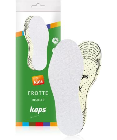 Kaps Frotte Kids Shoe Insoles - Extra Comfortable, Shock Absorbing, Sweat-Absorbing, Made in Europe - Buy Online on GoSupps.com