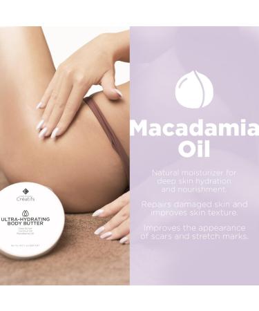 Ultra-Hydrating Body Butter - Shea Butter Salted Caramel & Macadamia - Deep Moisturizing Soothes & Repairs Skin - 8.5 fl. oz - Buy Online on GoSupps.com