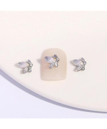 10Pcs 3D Colorful Nails Jewelry DIY Manicure Decals Nail Art Nail Tips Rhinestones Decorations Accessory Nail Art Decorations for Women Miniature Crystal Nail Ornaments Elegant - Buy Online on GoSupps.com