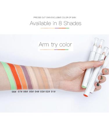 Peach Color Correcting Concealer Stick | Full Coverage Brightening Concealer for Dark Circles, Redness, and Acne Blemishes - Buy Online on GoSupps.com