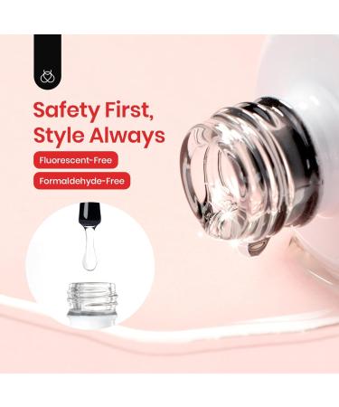 Beetles No Wipe Gel Top Coat - 15ml Clear Glossy Long Lasting Nail Polish for Manicure | Soak Off UV Lamp Safe - High Shine Finish - Buy Online on GoSupps.com