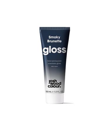 Josh Wood Hair Gloss (Smoky Brunette) - Semi-permanent gloss removes red tones on dark hair refreshes and conditions - Lasts up to 6 washes - 100% Vegan - Cream (100ml) - Buy Online on GoSupps.com