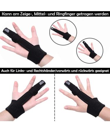 Fittoo Comfortable Finger Rails - Pain Relief for Arthritis & Tendonal Inflammation | Adjustable Finger Pads with Aluminum Rail - Buy Online on GoSupps.com