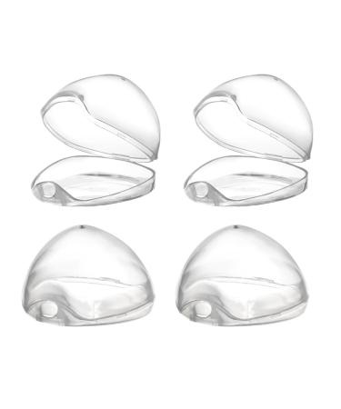 All silicone pacifiers two-tone liquid silicone sleeping pacifier play mouth baby teeth grinding Kielzeuge Eyq195 (Clear One Size) clearly uniform size