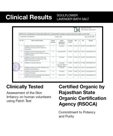 Soulflower Lavender Bath Salt 500g/18 Oz - Natural Mineral-Rich Sea Salt Soak with Lavender Essential Oil for Body & Foot Spa - Ideal Gift for Men - Buy Online on GoSupps.com