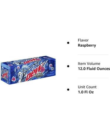 Mountain Dew Voltage Berry & Citrus Soda Pop 12 Fl Oz Pack of 12 - Buy Online on GoSupps.com