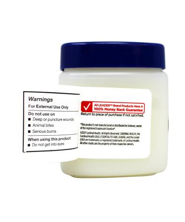 Leader Petroleum Jelly Skin Protectant 3.75 Oz Jar 3.75 Ounce (Pack of 1) - Buy Online on GoSupps.com