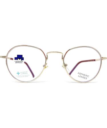 Buy Blue Light Filter Reading Glasses | Venice METAL POTE Modern Vintage Red +1.50 | Anti-Blue Light Computer Glasses for Men & Women - International Shipping Available - Buy Online on GoSupps.com