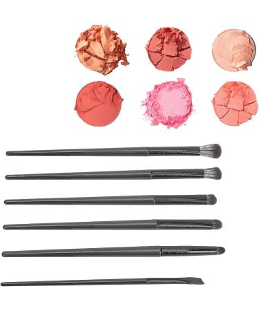 Eye Makeup Brush Set Storage Bag Easy Color Eyeshadow Brushes 6 Pieces for Travel Use - Buy Online on GoSupps.com