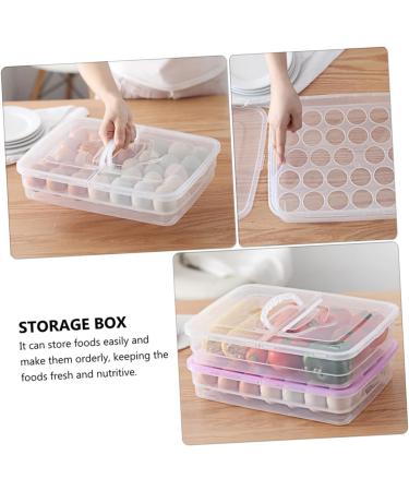 1 Pc Portable Egg Box Food Serving Tray Single Egg Holder Sealing Crisper Refrigerator re-usable - Buy Online on GoSupps.com