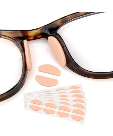 Eyeglass Nose Pads  Adhesive Glasses Nose Pad  Eye Glasses Nose Support Pads  Anti-Slip Nose Pads for Glasses - for Plastic Frames  Sunglasses  D-Shape 24 Pairs (Black) D-shape(black) - Buy Online on GoSupps.com