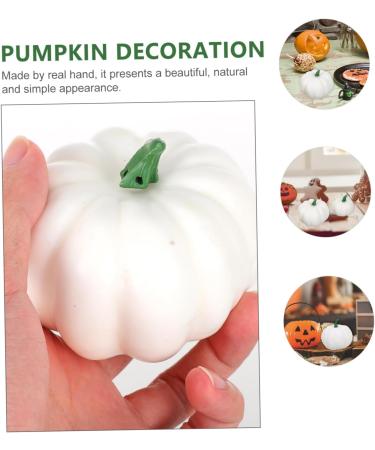 Artibetter 18 Pcs Foamy White Pumpkin Mini Decor Small Pumpkin Decorations Fake Vegetable Fruit White Ornaments Small Fake Pumpkins Halloween Prop Fake Mini Pumpkins Accessories Artificial Whitex3pcs 8.5x7.5cmx3pcs - Buy Online on GoSupps.com