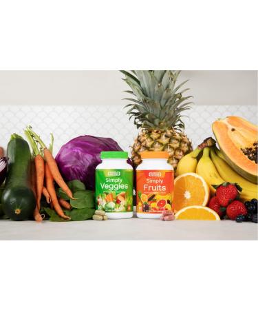 Simply Nature's Promise Superfood Blend - 40+ Fruits & Vegetables Aloe Vera Soy Free - 180 Count 2 Month Supply - International Shipping Available - Buy Online on GoSupps.com