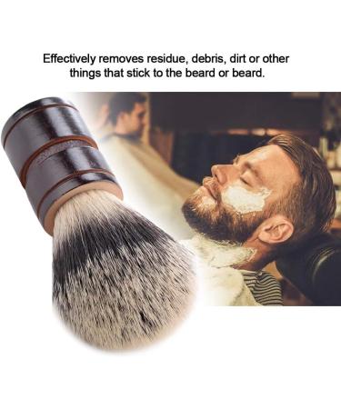 Classic Shaving Brush for Men - Wood & Nylon Mustache Brush | 2.5x2.5x9 cm | 3 Color Options | International Shipping Available - Buy Online on GoSupps.com