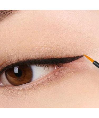 Baluue 100pcs Cosmetics Brush Lip Liner Marker Small Eyeliner Brush Fine Eyeliner Brush Orange - Buy Online on GoSupps.com