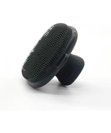 Hand-held Facial Tool | Super Soft Exfoliating Brush for Deep Cleansing & Acne Care - 6.7cm Black - Buy Online on GoSupps.com